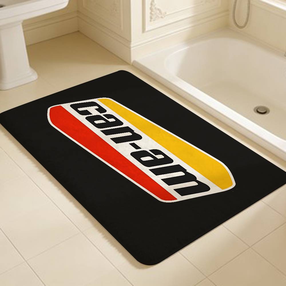 C-Can-AmS Spyder Logo Floor Mat Rectangle Anti-slip Home Soft Badmat Front Door Indoor Outdoor Mat Welcome Doormat