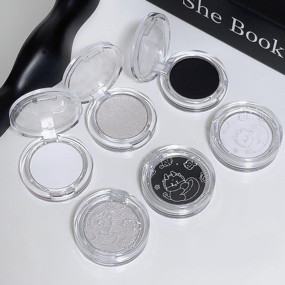 Solid Color Matte Pure White Eye Shadow Silkworm Eye And Brightening Highlighter Delicate Head T8F1