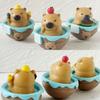Bathing Tumbler Capybara Toy Pvc Action Figures Model Decoration Kids Gifts