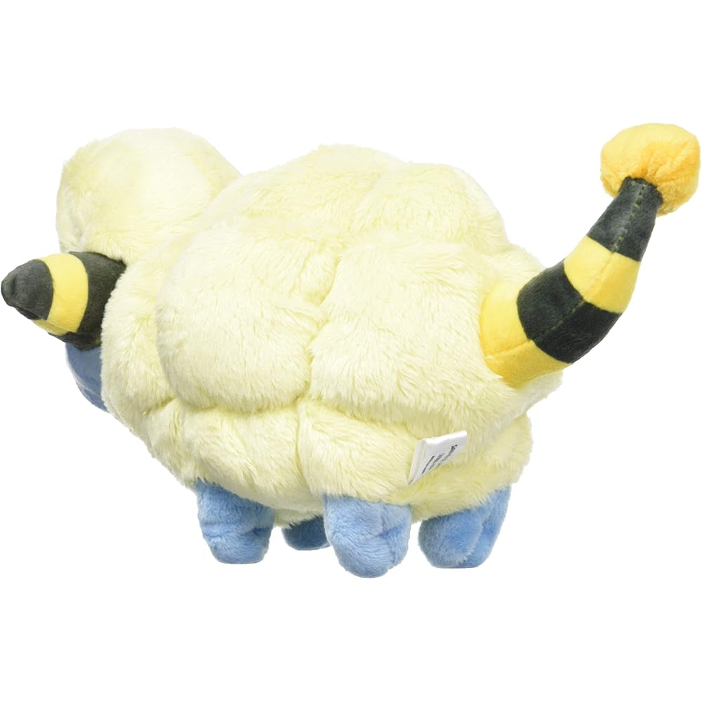 Sanei Boeki Pocket Monster All Star Collection Mareep Plush Toy 10.5x21x13cm Pokmon Soft Stuffed Animal
