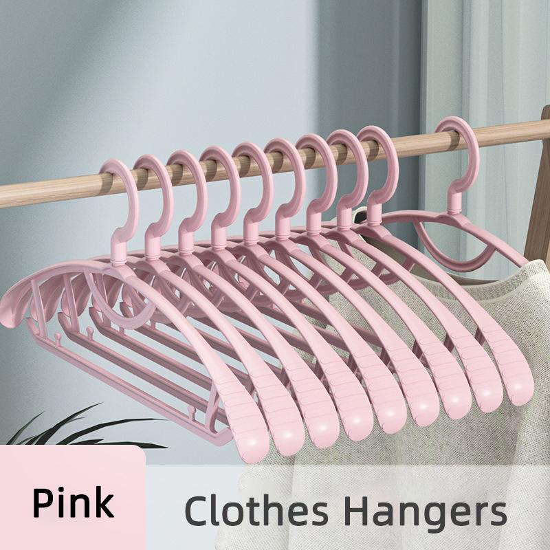 10 Stück rutschfeste Kleiderbügel, Kleiderbügel für Kleidung, multifunktionale Hosen- und Rockclips, Kleiderständer, Kleiderschrank-Aufbewahrung 10 Pieces