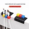 Wall-Mounted Mobile Cable Organizer: Phone & Data Cable Storage Bracket