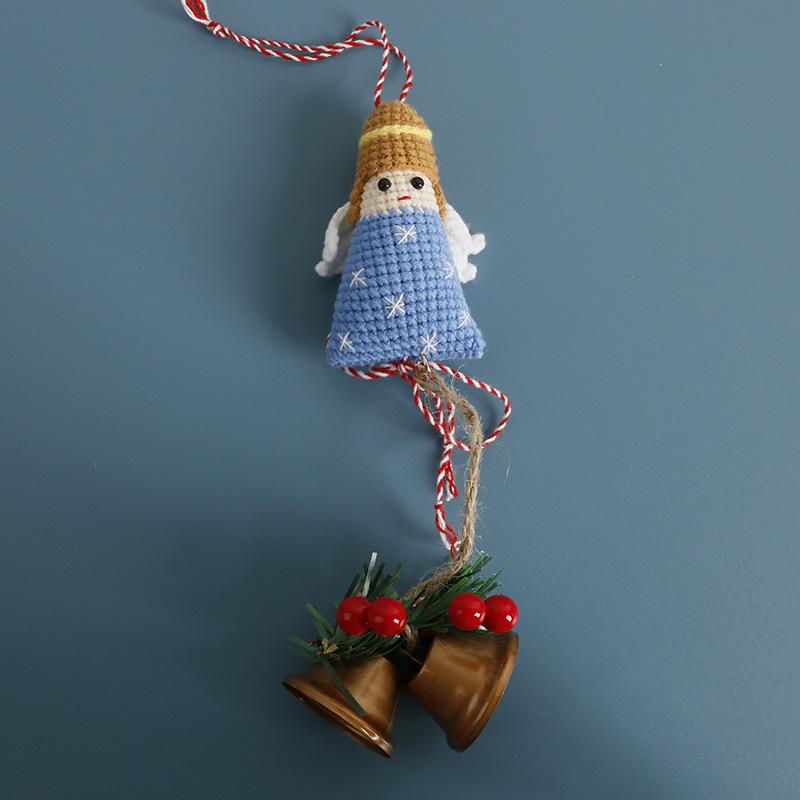 Christmas Crochet Pendant Car Hanging Handwoven Bag Decor Christmas Decor