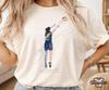 Basketball-Fan-T-Shirt inspiriert von Caitlin Clark, Basketball-T-Shirt für Damen, Grafik-T-Shirt für den Spieltag, Sport-Fan-T-Shirt