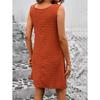 Women's Emperament Commuting Solid Color Loose Dress Faashion Sleeveless Dress