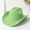 Bridal love jazz top hat European and American style knight hat high quality woolen straw hat men's and women's photo travel hat
