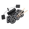 9 Pads Electronic Drum Set Silicone and ABS USB MIDI Interface Roll Up Drum Pad with 2 Drumsticks 2 