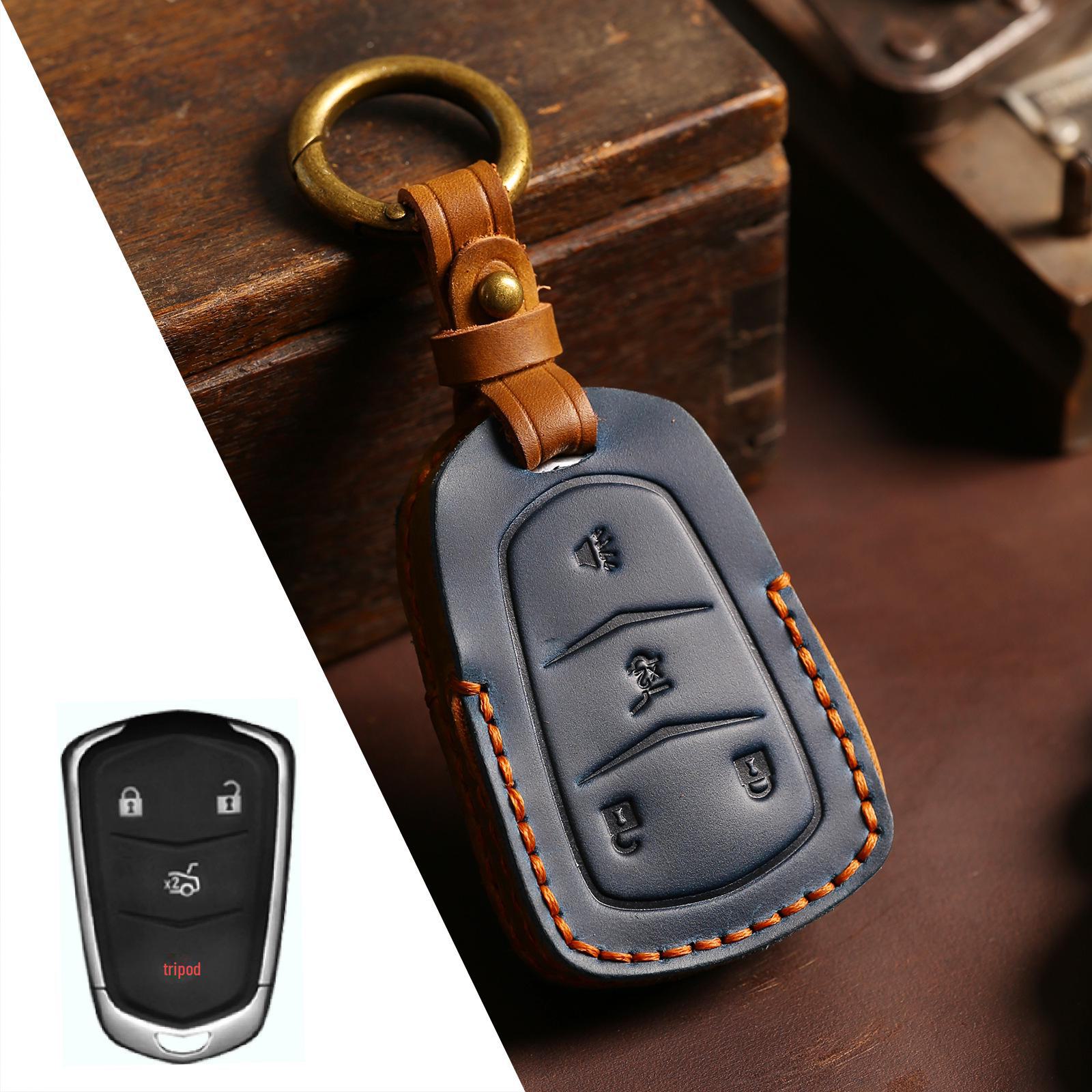 

Cadillac Genuine Leather Key Cover - Fits CT4, CT6, CT5, XT4, XT5, XT6, ATXL Models