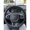 For Land Rover Discovery Sport 2015 2016 2017 2018 Car Accessories Inner Steering Wheel Perforated Microfiber Leather Cover Trim