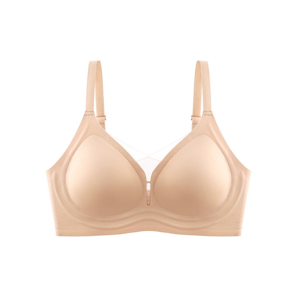Cool Feeling, Light and Breathable, Seamless Foundation, Japanese Small Breasts Gathered, Comfortable and Breathable, No Steel Ring Bra