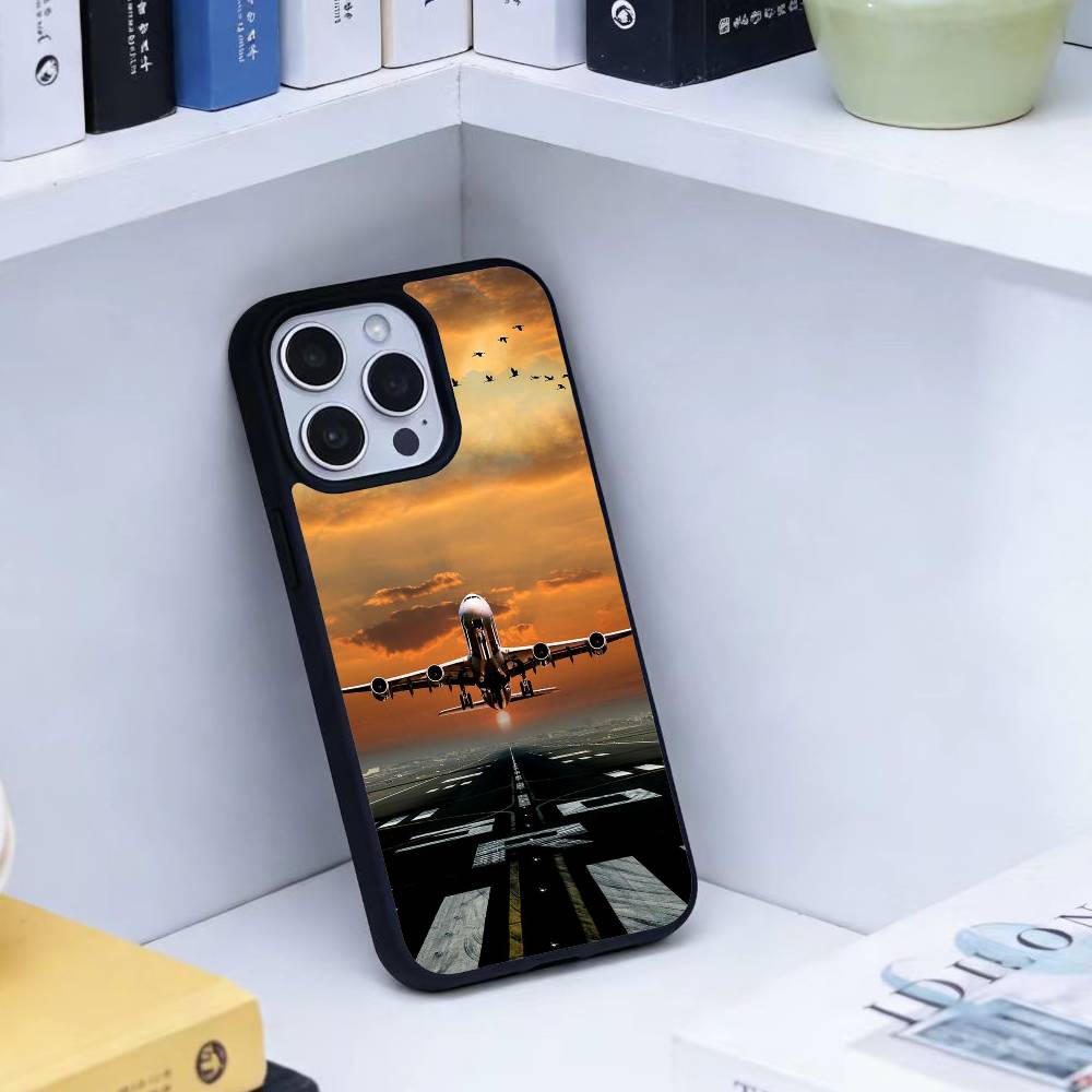 Airplane  Phone Case For iPhone 17,16,15,14,13,Pro,Max,Plus,Magnetic For Magsafe Wireless Charging