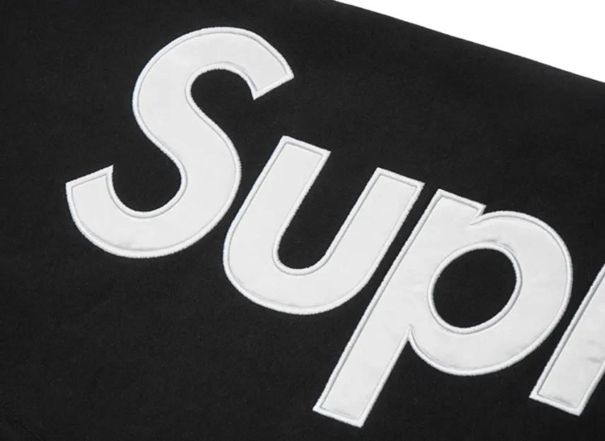 Supreme Satin Applique Sweatpant (26SS) "Black"