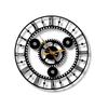 Wall Clock for Home,Office,Living Room,Bedroom,Kids Room, Kitchen | Big Size Stylish Home Decor| (48.2 X 48.2 CM) | Black (Battery Included)