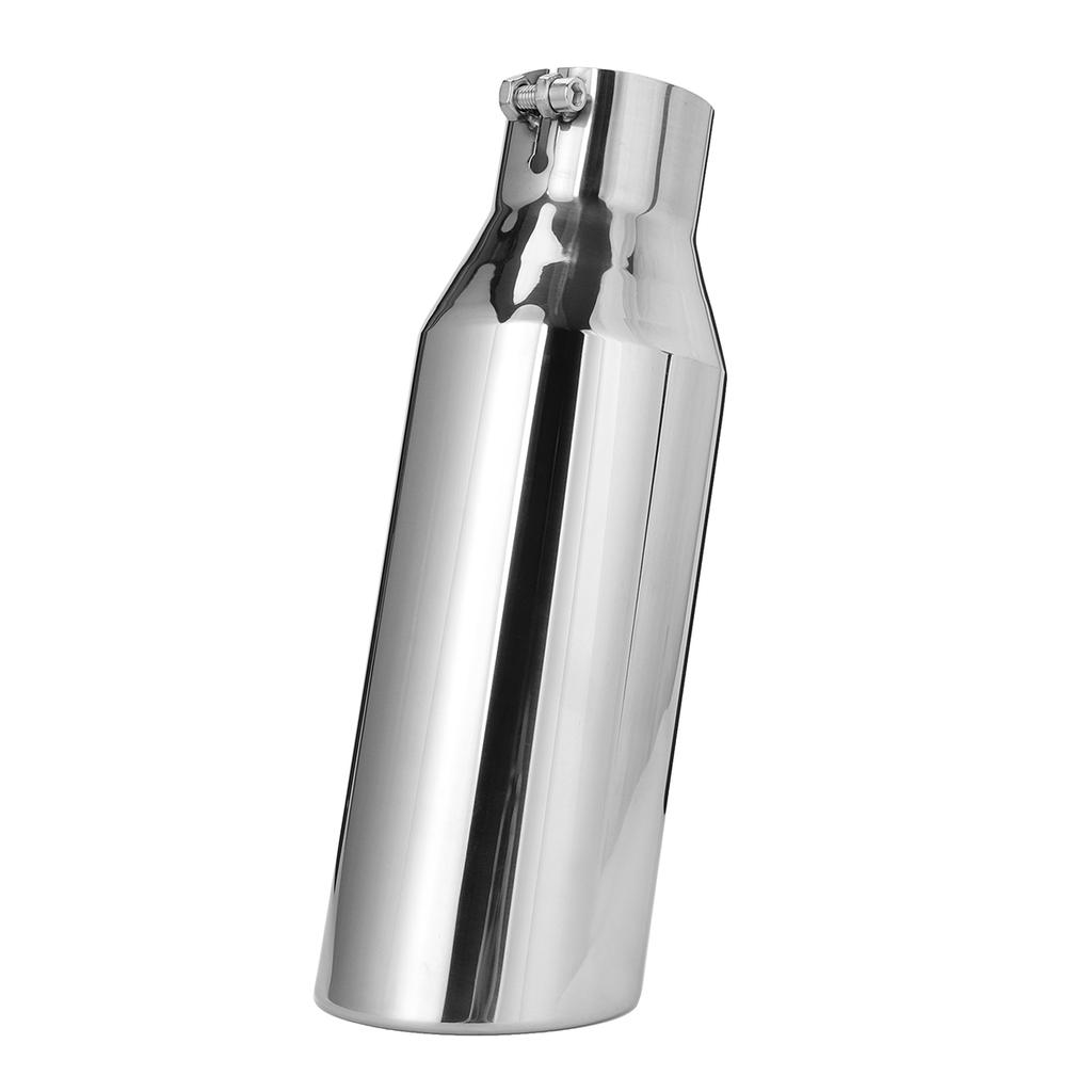Universal Car Straight Exhaust Tip 2.5 Inch Inlet 4 Inch Outlet 12 Inch Length Stainless Steel Muffler Tip For Car Tailpipe