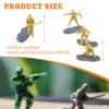 20 Pcs 1:35 Scale Miniature Figures for Kids And Adults, Great Dollhouse Scene Decoration