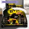 Erling Haaland Force Bedding Quilt Set Quilt Cover Pillowcase Home Decoration Birthday Gift (1 * Duvet Cover + 2 * Pillowcase, Without Core)