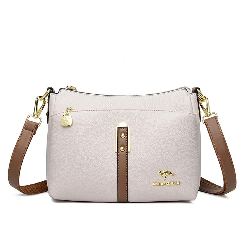 Genuine High Quality Soft Leather Women's Handbag Trend Designer Female Crossbody Bag Casual Shoulder Messenger Handbags 2026