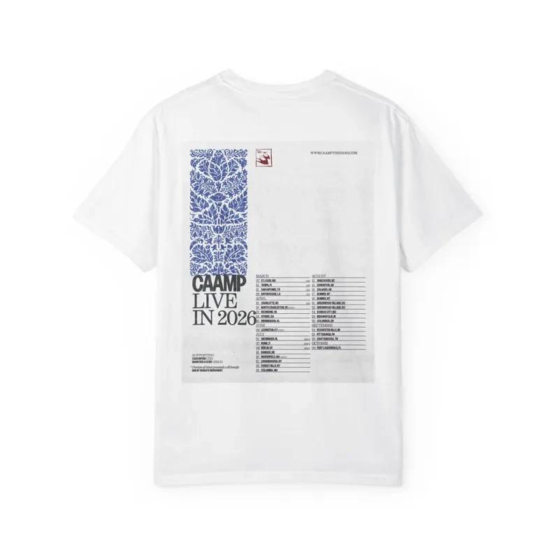 

SALE Caamp Live in 2026 T-Shirt | Tour Poster Graphic Tee Unisex T-Shirt XXXL