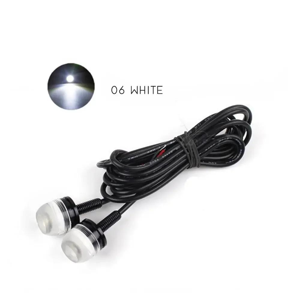 

2 шт. светодиодный фонарь для заднего номерного знака мотоцикла с винтовым болтом SMD янтарный Eagle Eye 3SMD 5630 светодиодный автомобильный DRL дневной ходовой сигнал белый