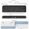 Large Digital Wall Clock with Temperature Humidity Calendar 8.5"Desk LCD Alarm Clock Backlight for Bedroom Office Living Room
