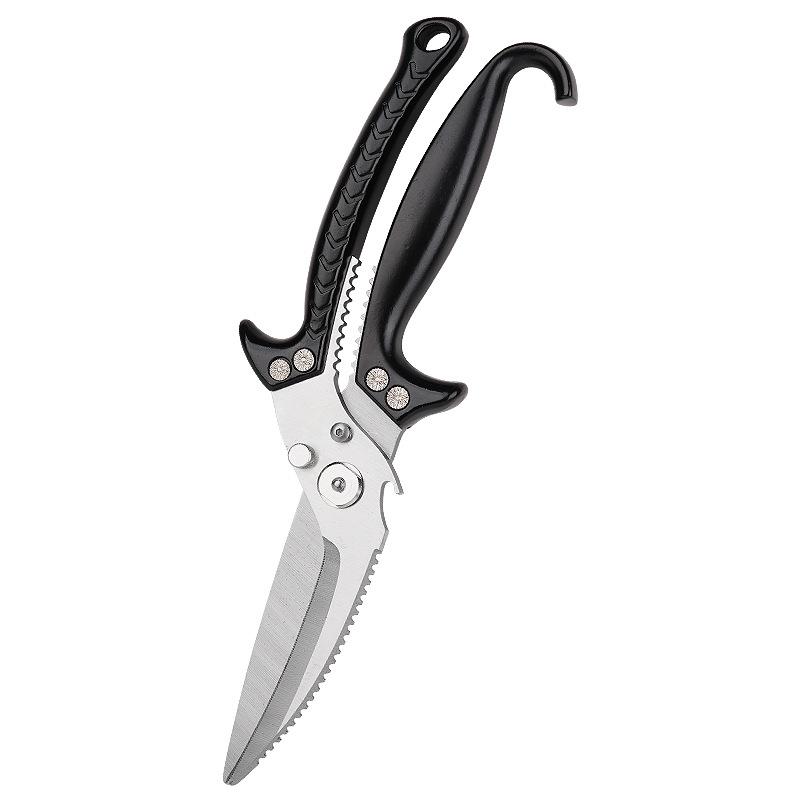 Stainless Steel Strong Chicken Bone Scissors Household Kitchen Scissors Killing Fish, Cutting Walnuts, Cutting Fruits