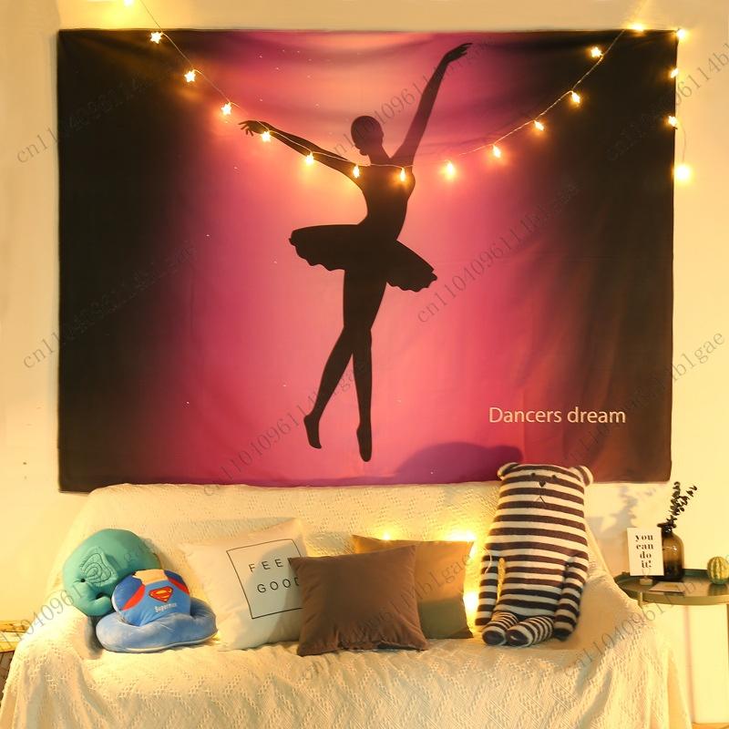 Cute Tapestry Wall Decor Tapestry For Pet Memorial Wedding Background Home Gift Birthday Party Tapestry Cartoon Wall Hanging