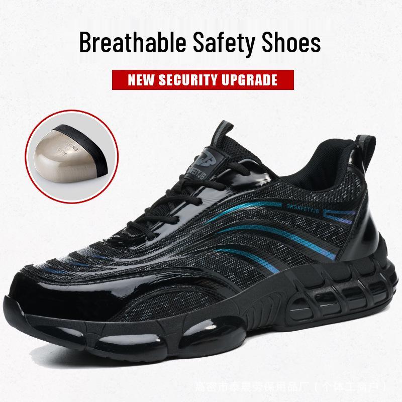 Shein New Easy-Fit Steel Toe Safety Shoes: Anti-Smash & Anti-Puncture Work Protection Footwear