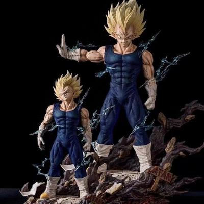 20cm/7.87in Anime Dragon Ball Z Majin Vegeta Figurine Pvc Figurines d'Action Vegeta Figurine Gk Statue Modèle de Collection Jouets