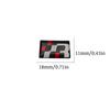 3 Racing R-style Car Badge Stickers, Suitable for All Car Decoration Accessories