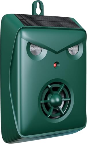 Ультразвуковой отпугиватель птиц и ворон, IUUHOK, Отпугиватель голубей, Отпугиватель птиц, Балкон, Отпугиватель ворон, Водонепроницаемый, Солнечная зарядка, Подвесной, Эффективный