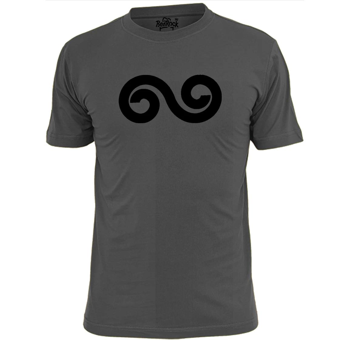 Mens Double Spiral Symbol T shirt Celts 4XL