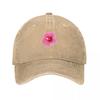 Hot Pink Hibiscus Flower Pattern Baseball Cap Fishing Cap Golf Hat Unisex Hat Unisex Luxury Beach Hat Baseball Unisex Womens