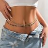 3pcs Sexy Bohemia Waist Chain Retro Belly Beads Elastic Body Jewelry Bohemia Bikini Summer Y2k Accessories Baya Africain Ventre