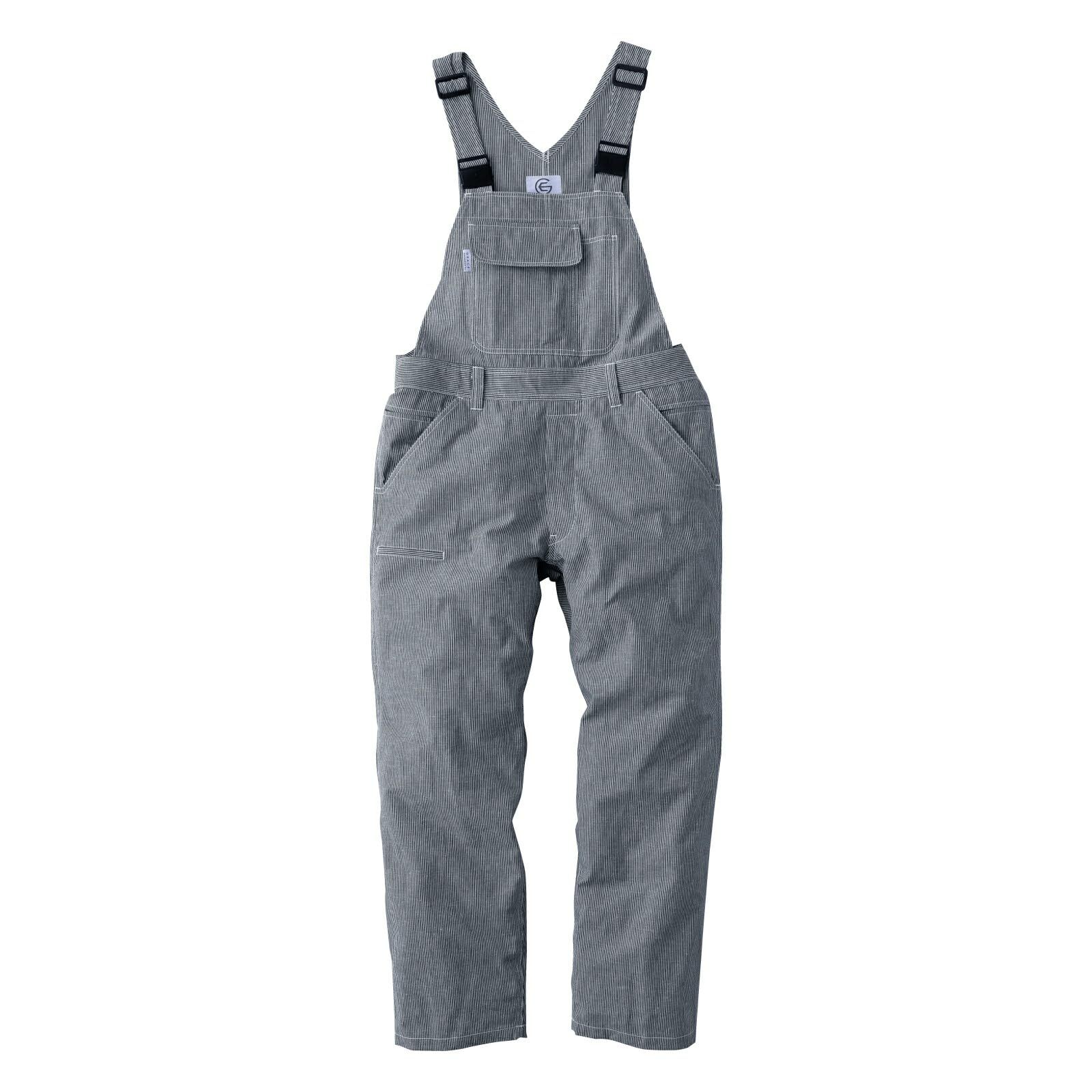 

GRACE ENGINEERS Cotton Linen Overalls GE-884, Sweat-wicking, Quick-drying, Moisture-wicking, Workwear, Summer, Men s & Women s, with ProUni Sticker, B