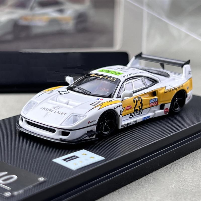 Geisterspieler 1:64 F40 Lbwk Sw Legierung Auto Druckguss & Spielzeugfahrzeuge Automodell Miniatur Maßstabsmodell Auto Spielzeug Für Kinder