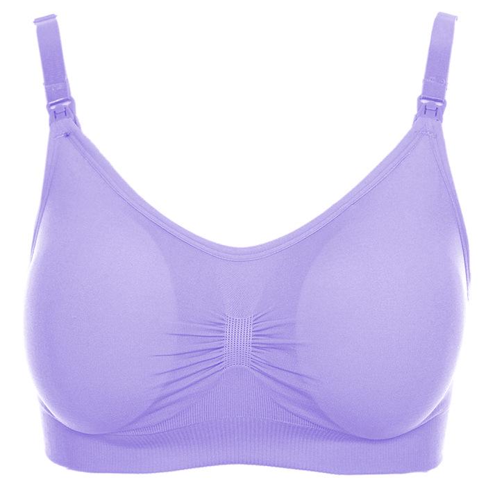 Hands-Free Wireless Nursing & Pumping Bra with Top-Open Buckle