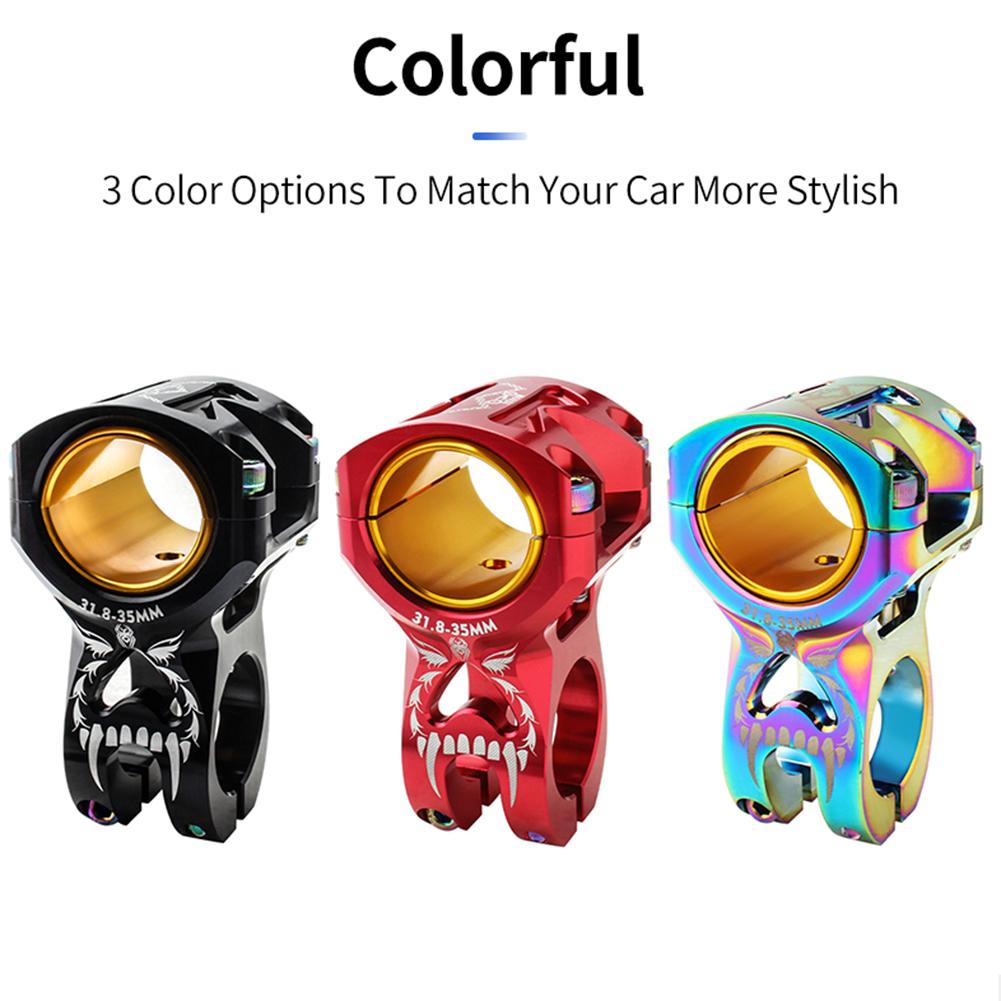Bicycle Stem Parts Aluminum Alloy Cnc Ultra-light Hollow Stem 31.8/35mm Mountain Bike Accessories For Most Bicycles