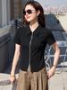 Cardigan da Donna in Cotone Slim Fit e T-shirt Casual a Maniche Corte - Stile Coreano