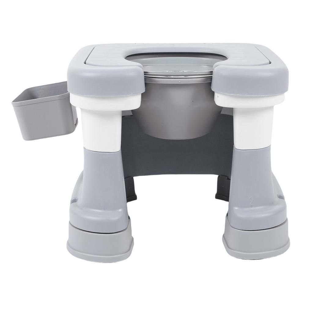Portable Commode Chair Bedside Potty Shower Chair Non Slip Bedside Toilet for Bathing and Squat Toilet