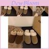 Cozy And Stylish Vintage Flat Bottom Faux Fur Slippers For Women Perfect For Autumn And Winter