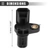 Engine Camshaft Position Sensor Compatible With Mitsubishi Mirage 2014-2015 2017-2018 Mirage G4 2017-2018 L3 1.2L Mr985041