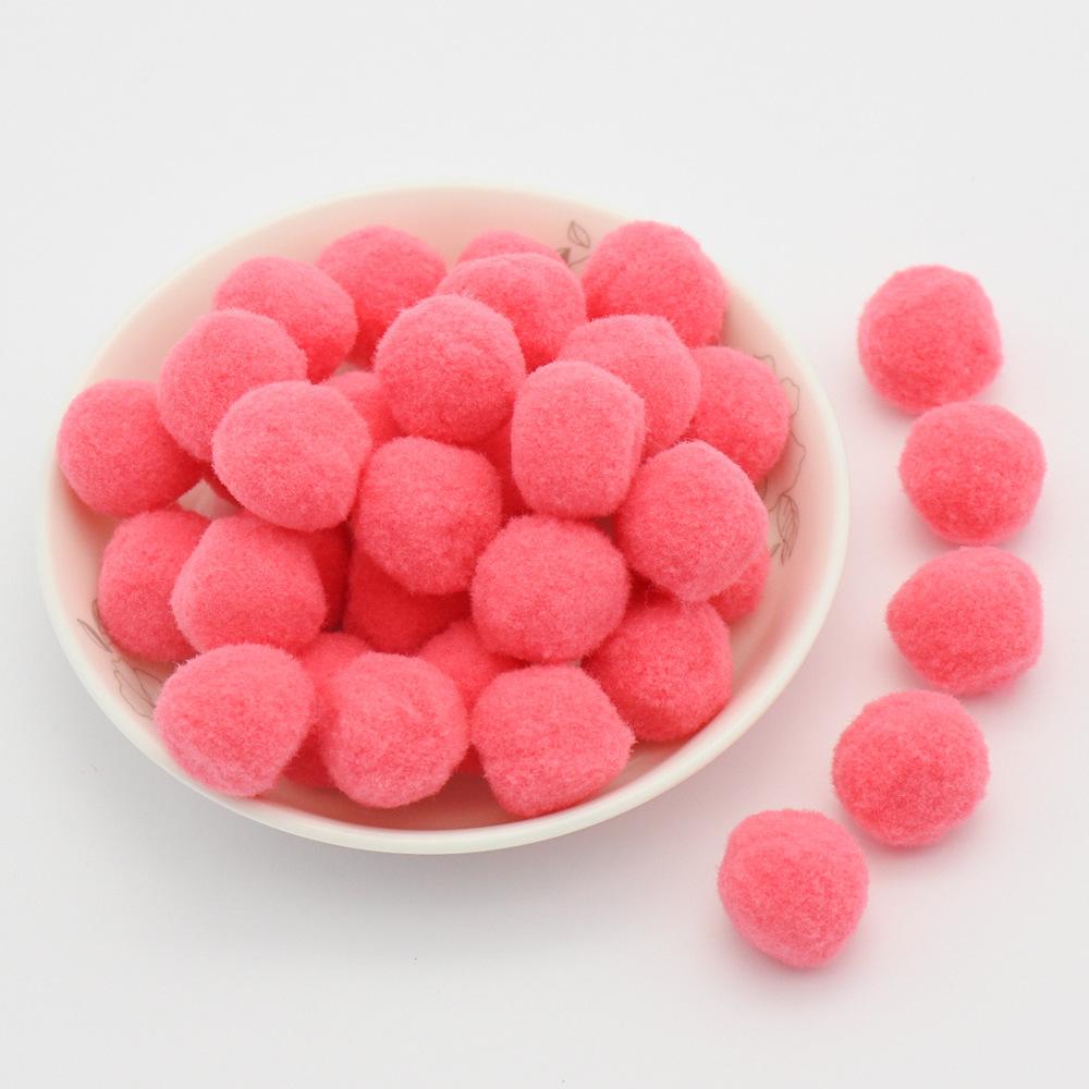 Colored Pompoms 81015202530Mm High Elasticity Soft Diy Pom Poms Fuzz Ball Pompom For Crafts Wedding Decor Kid Creative Toy