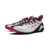 Li Ning Buckets Cushioning Slip Resistant Breathable Low Top Basketball Shoes Men's Black White ABAV051-3