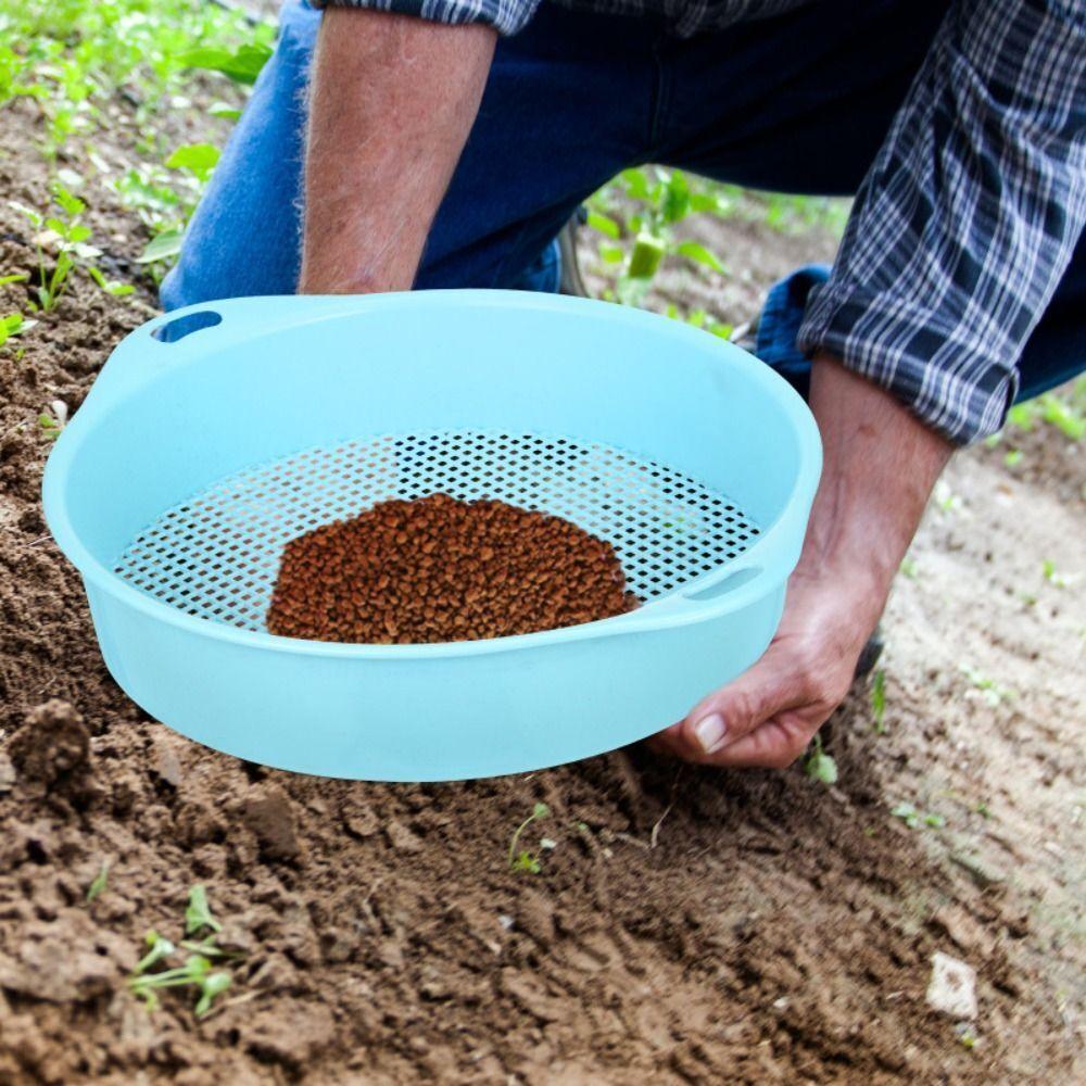 Multi-use Soil Sieve Sifter Plastic Strainer Sand Portable Screen Filter Compost