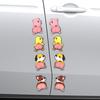 Car Door Anti-collision Stickers Silicone Cartoon Butt Rubber Strips for Auto Rearview Mirror Door Handle Bumper Decals Sticker