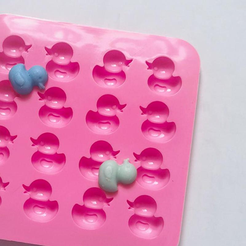 Ente Silikon Weichbonbon Schokolade Süßigkeitenform Keks Kuchen Seife Handwerk Backform Dekoratives Gebäck DIY Werkzeug