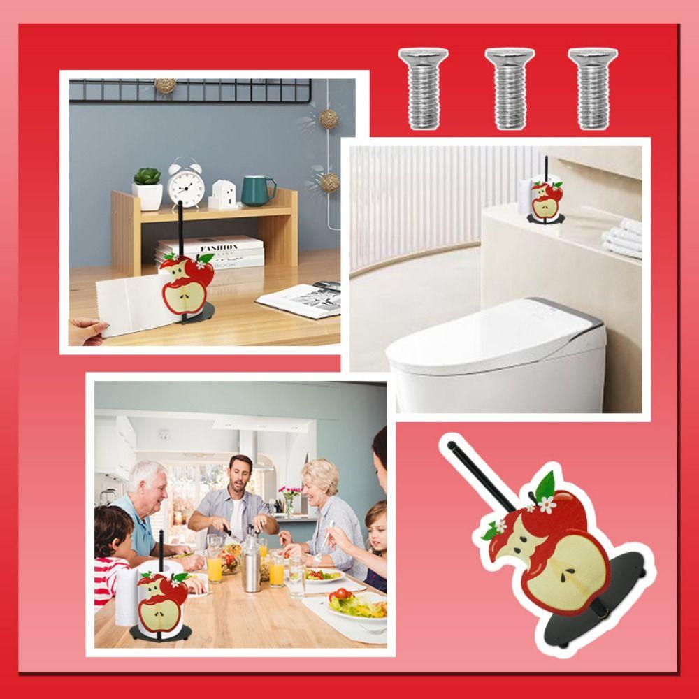 Metal Standing Paper Towel Holder Cute Tissue Roll Holder Practical Toilet Tissue Holder  Farmhouse