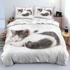 2/3pcs Bedding Set Digital Print Comfortable Duvet Cover for Home Bedroom Decoration, 1 Duvet Cover and 2pillowcase with Zippers