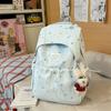 Schoolbag Korean Ins Wind Fresh and Sweet Soft Cute Girl Backpack High Value College Style Junior High School Student Star Backpack