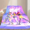 1pc Kpop Demon Hunters Blanket, Cozy Printed Throw Blanket, A Heartfelt Gift for Your Family and Friends